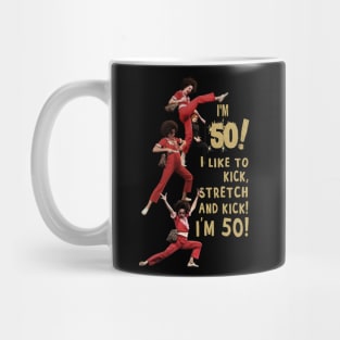 Sally o'malley I'm 50 Stretch Mug